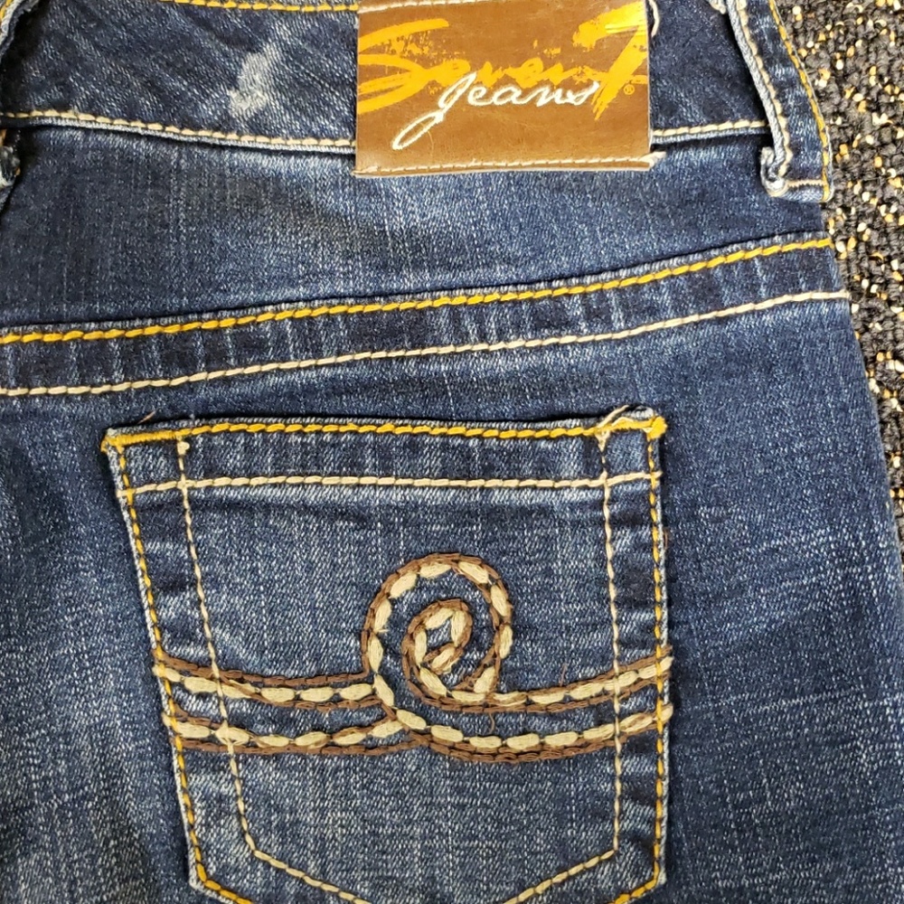 Seven7 Distressed Jeans - Picture 6 of 8